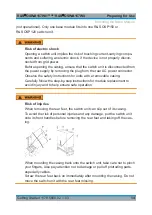 Preview for 14 page of Rohde & Schwarz R&S OSP-B157W8 Getting Started