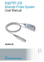 Preview for 1 page of Rohde & Schwarz R&S RT-ZM130 User Manual