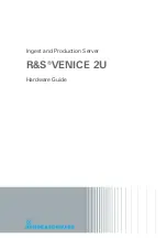 Rohde & Schwarz R&S VENICE 2U Hardware Manual preview