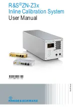 Preview for 1 page of Rohde & Schwarz R&S ZN-Z3x User Manual