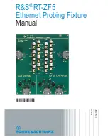 Rohde & Schwarz RT-ZF5 Manual preview