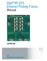 Preview for 1 page of Rohde & Schwarz RT-ZF5 Manual