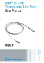 Preview for 1 page of Rohde & Schwarz RT-ZZ80 User Manual