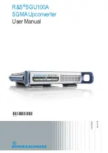 Rohde & Schwarz SGU100A User Manual preview