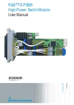 Rohde & Schwarz TS-PRIO5 User Manual preview