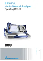 Rohde & Schwarz ZVL series Operating Manual preview