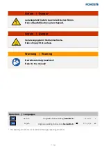 Preview for 2 page of Rohde ELS 1000 S Original Operating Instructions