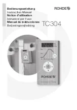 Rohde TC 304 Instruction Manual preview