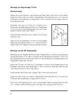 Предварительный просмотр 4 страницы Rohde TC 504 Operating Instructions Manual