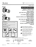 Rohl 0326BS1 Instruction Manual preview