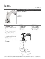 Preview for 1 page of Rohl A8800 Installation Instructions Manual