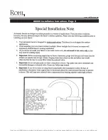 Preview for 5 page of Rohl A8800 Installation Instructions Manual