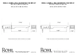 Preview for 1 page of Rohl CASWELL CA2217STN Installation Instructions