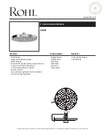 Preview for 3 page of Rohl ECLISSI EC16W1 Installation Instructions Manual