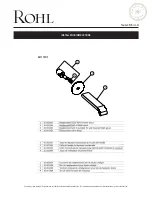 Preview for 13 page of Rohl ECLISSI EC16W1 Installation Instructions Manual