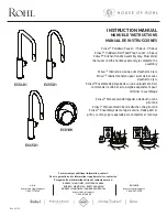 Предварительный просмотр 1 страницы Rohl Eclissi EC56D1 Instruction Manual