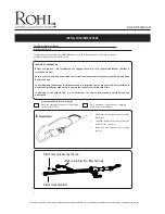 Preview for 4 page of Rohl G7545LM Manual