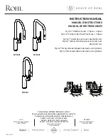 Rohl Myrina MY55D1 Instruction Manual preview