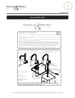 Preview for 2 page of Rohl Perrin & Rowe GEORGIAN ERA U.KIT1307 Installation Instructions Manual