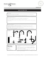 Preview for 5 page of Rohl Perrin & Rowe GEORGIAN ERA U.KIT1307 Installation Instructions Manual