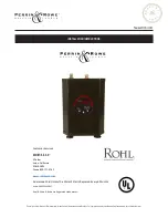 Preview for 17 page of Rohl Perrin & Rowe GEORGIAN ERA U.KIT1307 Installation Instructions Manual