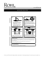 Preview for 4 page of Rohl Perrin & Rowe U.KIT1625L Manual