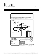 Preview for 5 page of Rohl Perrin & Rowe U.KIT1625L Manual