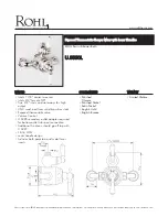 Предварительный просмотр 2 страницы Rohl PERRIN & ROWE U.KIT1NL Manual