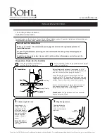 Preview for 3 page of Rohl U.4744 Manual