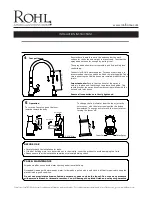 Preview for 4 page of Rohl U.4744 Manual