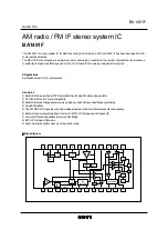 Preview for 1 page of Rohm BA1451F Wiring Diagram