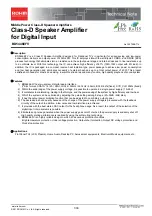 Preview for 1 page of Rohm BD5446EFV Technical Note