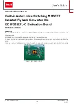 Preview for 1 page of Rohm BD7F205EFJ-C User Manual