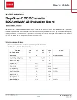 Preview for 1 page of Rohm BD9A301MUV-LB User Manual