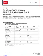 Preview for 1 page of Rohm BD9E101FJ-EVK-001 User Manual