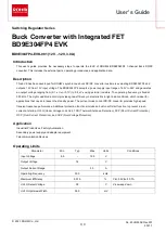 Preview for 1 page of Rohm BD9E304FP4-EVK-001 User Manual