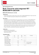 Preview for 1 page of Rohm BD9E304FP4-EVK-003 User Manual