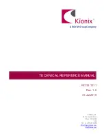 Preview for 1 page of Rohm Kionix KX132-1211 Technical Reference Manual