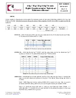 Preview for 20 page of Rohm Kionix KX134-1211 Technical Reference Manual