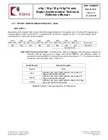 Preview for 42 page of Rohm Kionix KX134-1211 Technical Reference Manual