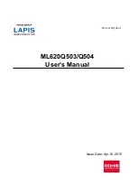 Preview for 2 page of Rohm LAPIS SEMICONDUCTOR ML620Q503 User Manual