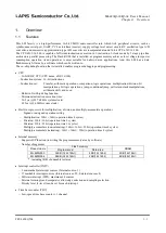 Preview for 19 page of Rohm LAPIS SEMICONDUCTOR ML620Q503 User Manual