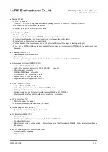 Preview for 20 page of Rohm LAPIS SEMICONDUCTOR ML620Q503 User Manual