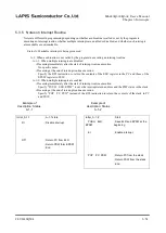 Preview for 124 page of Rohm LAPIS SEMICONDUCTOR ML620Q503 User Manual