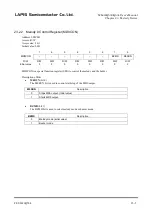 Preview for 429 page of Rohm LAPIS SEMICONDUCTOR ML620Q503 User Manual