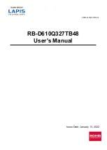 Rohm Lapis Technology RB-D610Q327TB48 User Manual preview