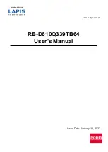 Rohm LAPIS Technology RB-D610Q339TB64 User Manual preview