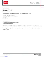 Preview for 1 page of Rohm RAGU V1.0 User Manual