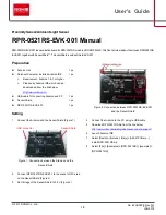 Preview for 1 page of Rohm RPR-0521RS-EVK-001 Manual