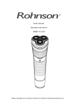 Preview for 1 page of Rohnson R-1030 Operation Instructions Manual